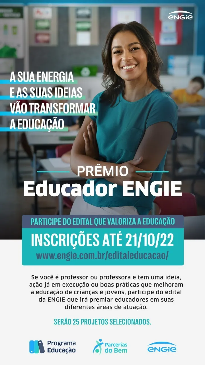ENGIE abre chamada para projetos educativos inovadores