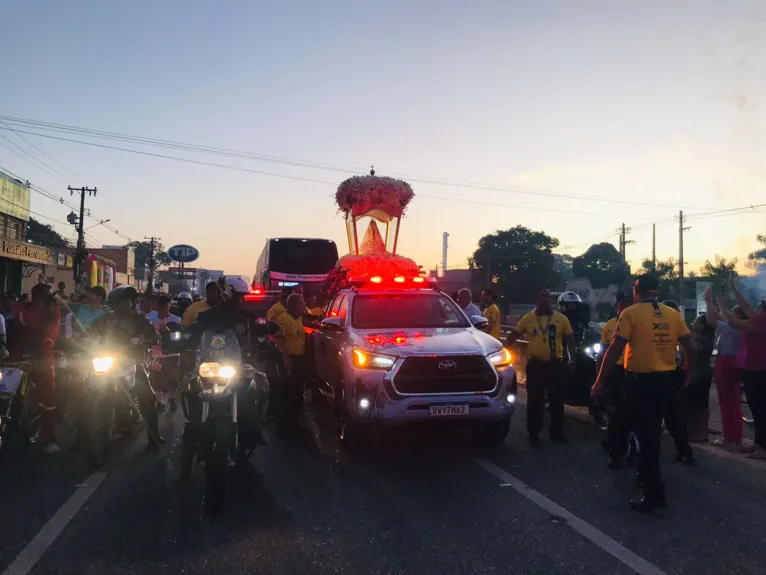 Motorromaria termina com fé e emoção nas ruas de Belém