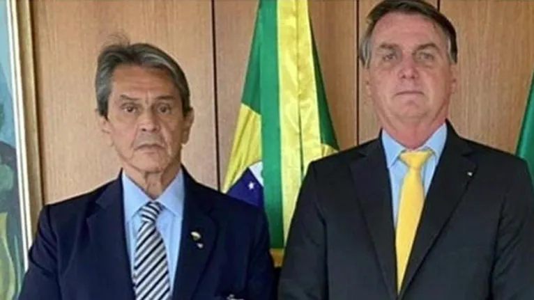 Bolsonaro e Roberto Jefferson juntos