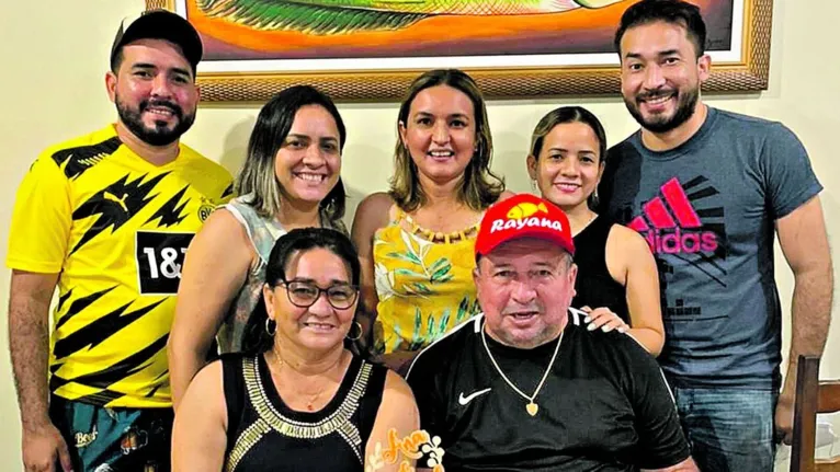 A família de Raimundo Pereira, da Peixaria Rayana