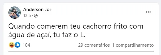 "Aí tu faz o L": paraenses não perdoam e fazem versões