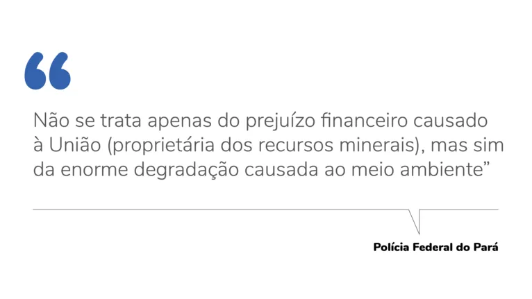 PF e PRF combatem a extração ilegal de manganês no Pará