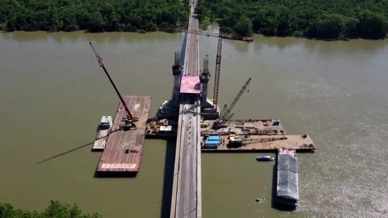 A Ponte de Outeiro está em obras desde o final de janeiro