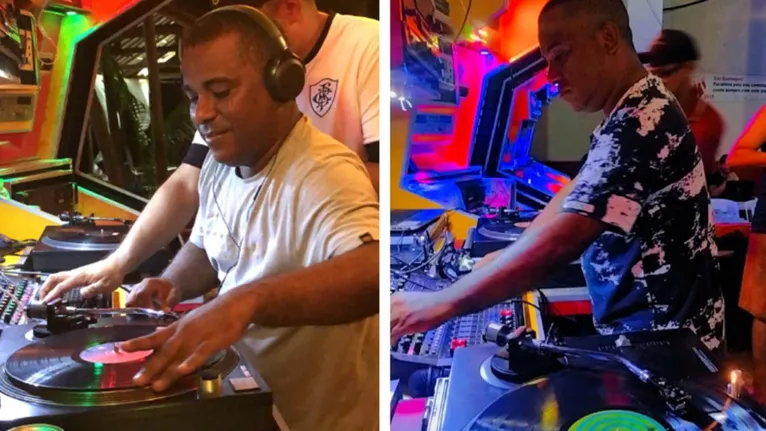 Dj Silvinho embala os Bailes da Saudade com aparelhagens que tocam disco de vinil