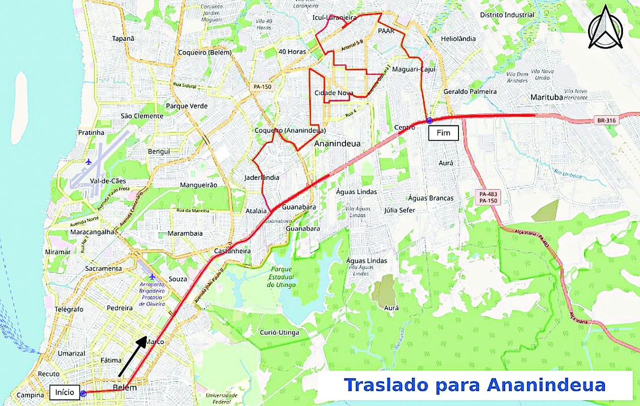 Translado de Ananindeua