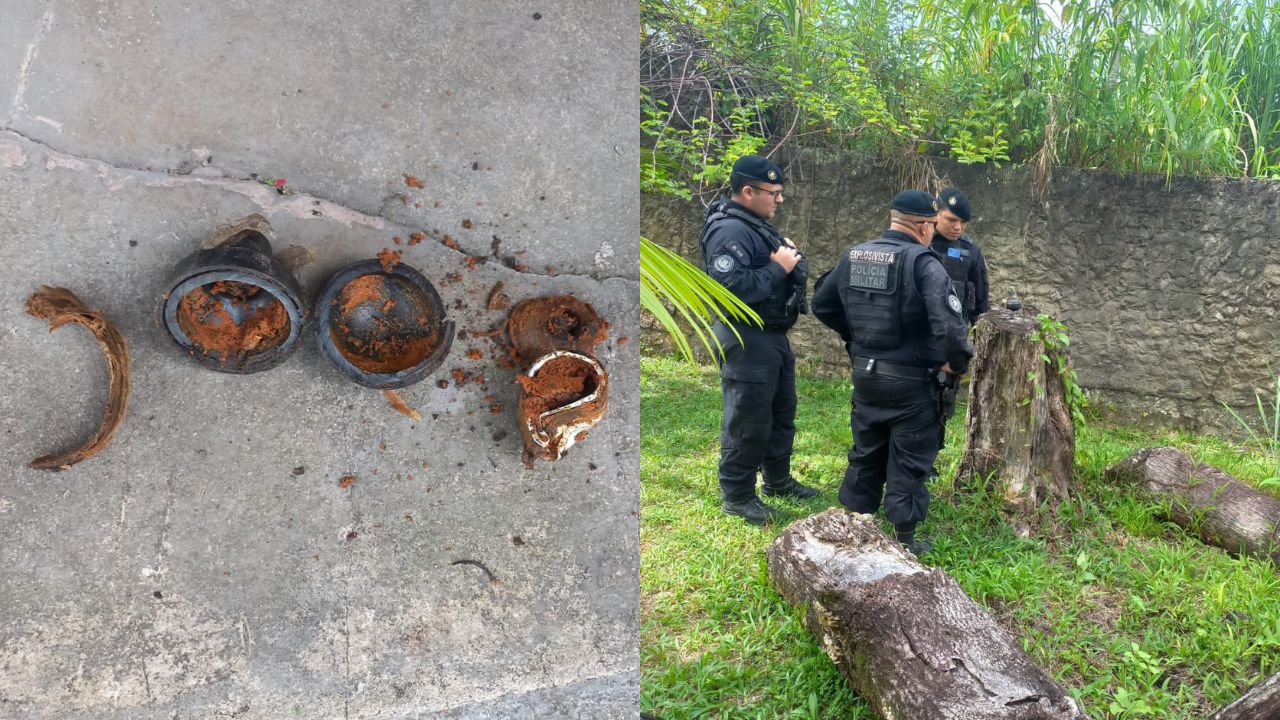 Polícia desativa explosivos encontrados na Grande Belém