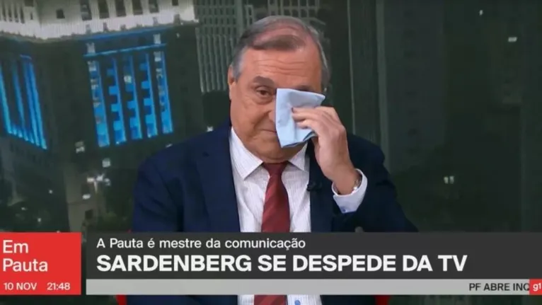 Carlos Alberto Sardenberg anuncia saída da Rede Globo e se emociona em despedida