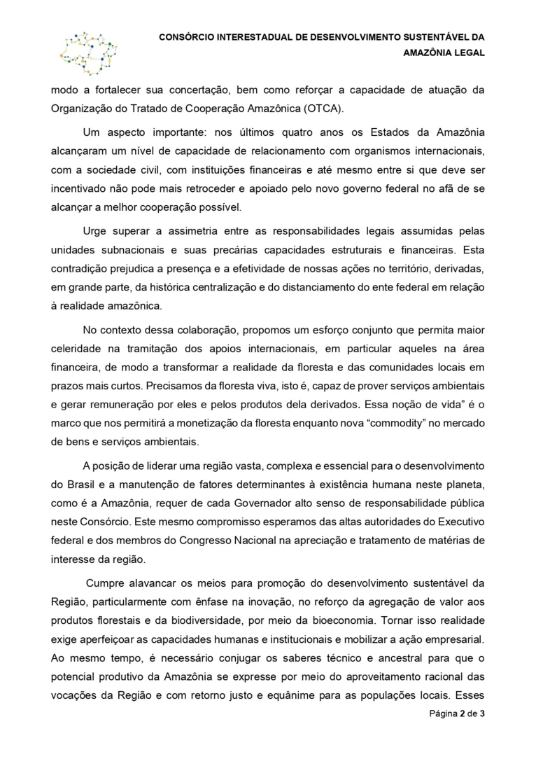 Helder lança Plano de Bioeconomia e Carta da Amazônia