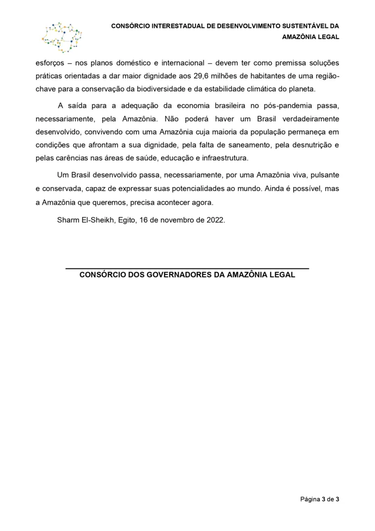 Helder lança Plano de Bioeconomia e Carta da Amazônia