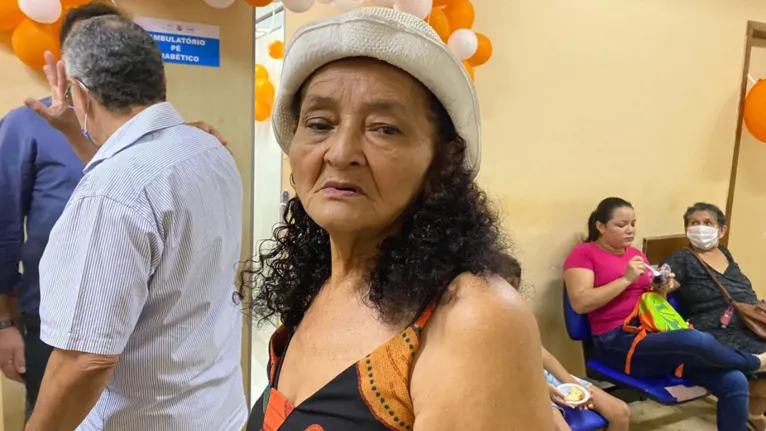 Lúcia de Fátima, de 66 anos, descobriu há 20 anos que era diabética