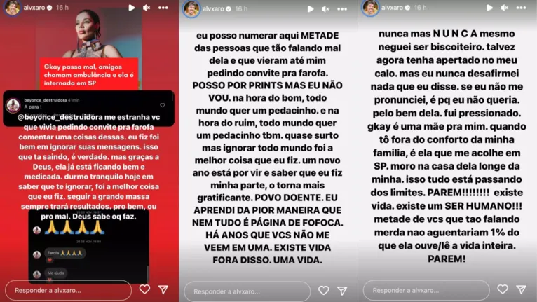 Melhor amigo de Gkay ameaça expor críticos: "vocês tem 24h"