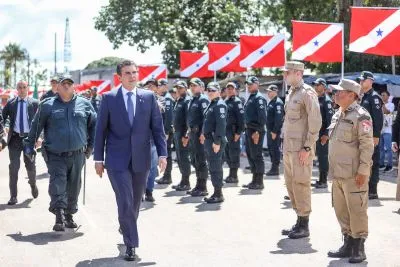 Governador Helder Barbalho passou em revista a tropa