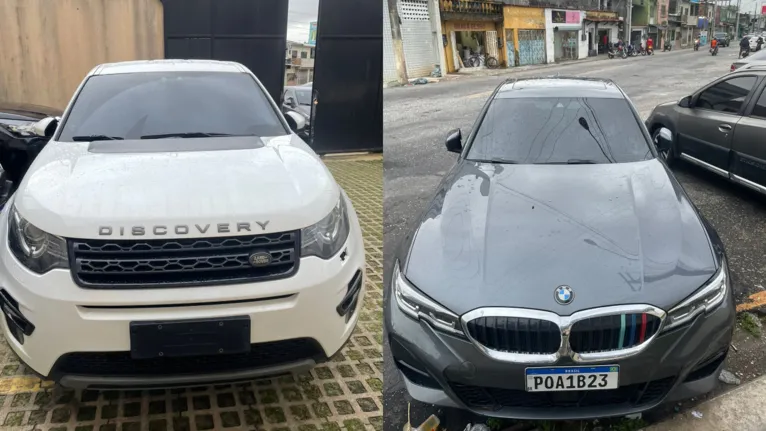 Carros de luxo apreendidos valem cerca de 700 mil reais