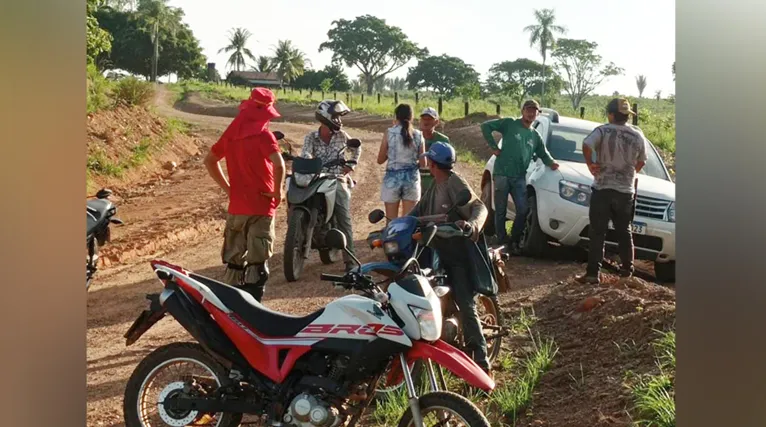 A movimentação na área onde o idoso possilvente desapareceu é intensa