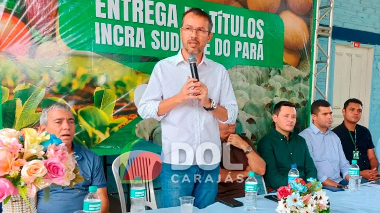 O vice-prefeito de Marabá, Luciano Lopes, comemorou a entrega dos títulos aos agricultores da região