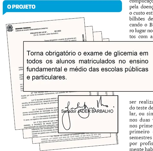 Jader prevê projeto de diagnóstico precoce em crianças