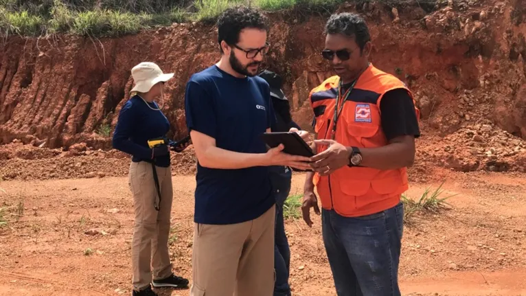A equipe do Serviço Geológico do Brasil chegou a Parauapebas no dia 1º de novembro