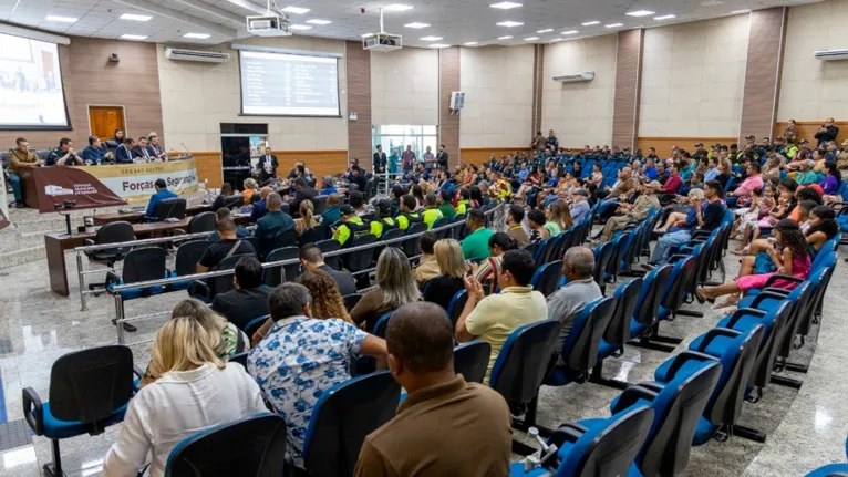 Auditório da Câmara Municipal de Marabá, uma das mais bonitas e modernas do interior do Pará