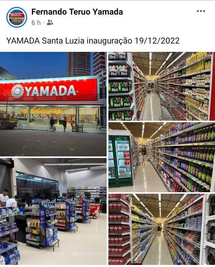 Yamada inaugura supermercado nesta segunda-feira