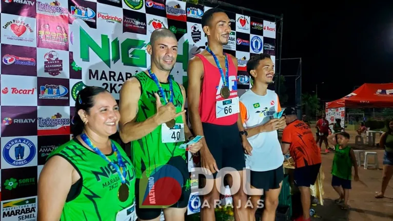 Antônio Silva da Silva, Athos Rocha Dias e Patrick dos Anjos foram os campões na categoria masculina