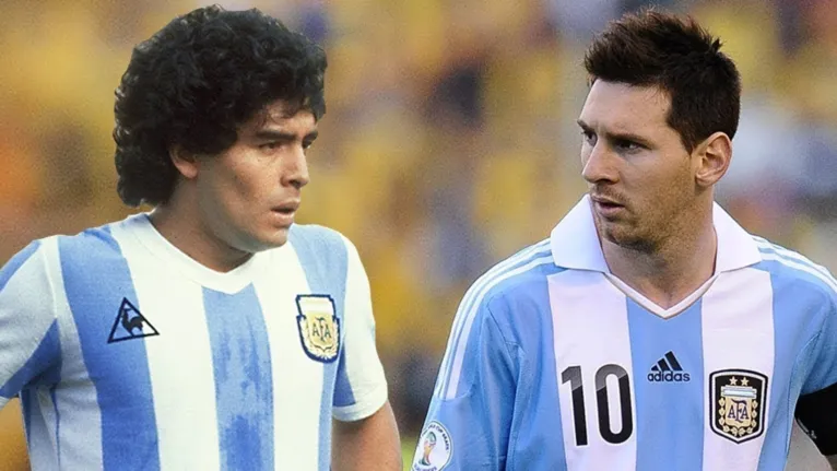 A música faz menção a Messi e Maradona como deuses argentinos