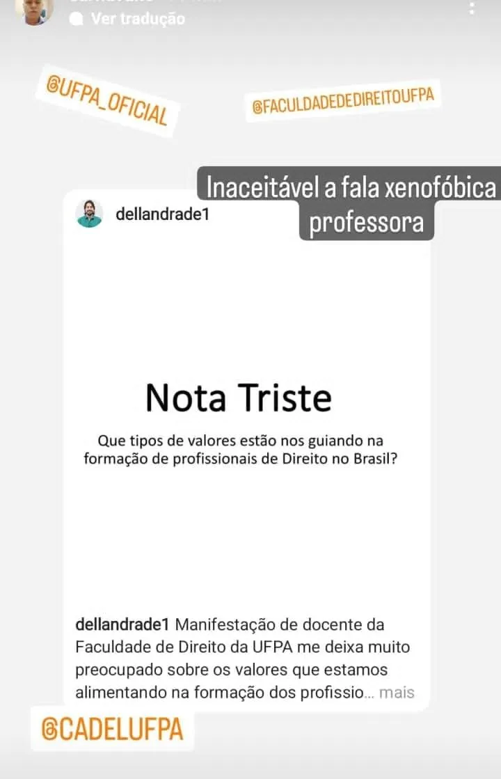 Ex de ministro de Lula chama Belém de "vira-lata" em post