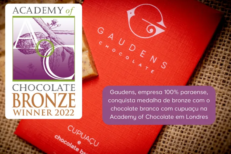 Chocolate
de cupuaçu ganha premiação internacional 