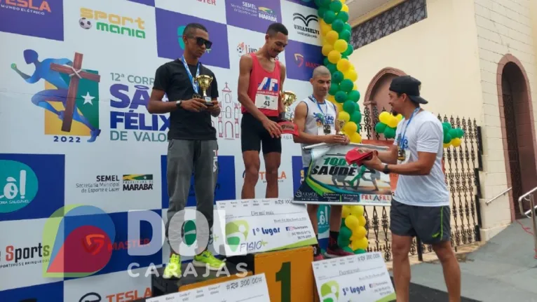 Ganhadores da categoria masculina