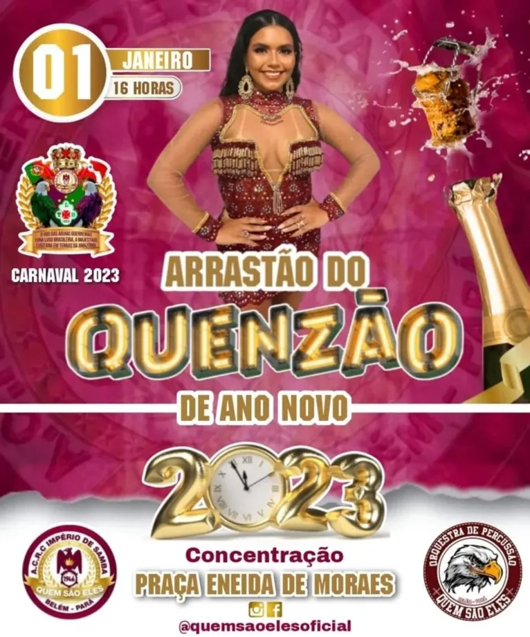 Olha o Carnaval aí! Quenzão faz arrastão no dia 1º