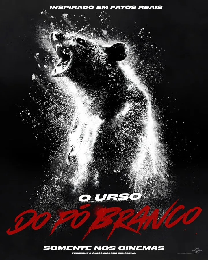 Divulgado primeiro trailer eletrizante do Urso do Pó Branco