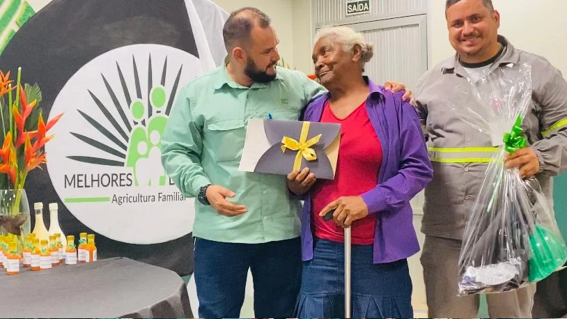 Agricultores Familiares que cultivam dendê nas regiões de Tomé-Açu, Acará, Concórdia e Moju foram premiados pela Brasil BioFuels