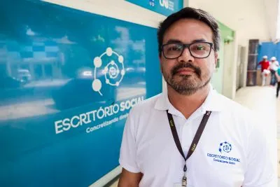 Gerson Santos é gerente do Escritório Social