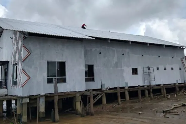 Obra do Terminal Hidroviário de Afuá está em fase final