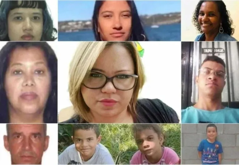 As dez pessoas assassinadas eram da mesma família.