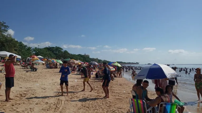 Praia do Chapéu Virado, em Mosqueiro