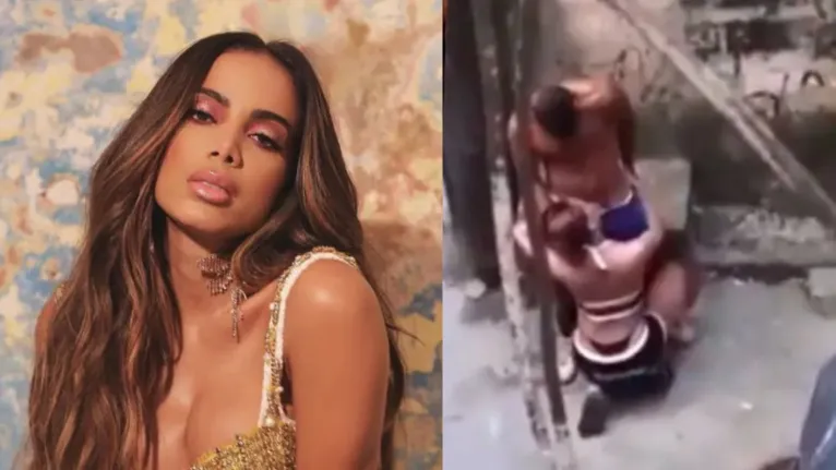 Anitta foi flagrada em um Beco do Rio.