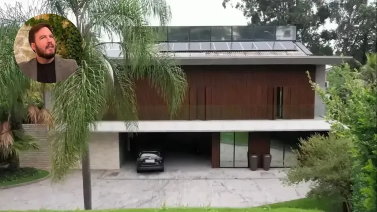 Entrada da mansão