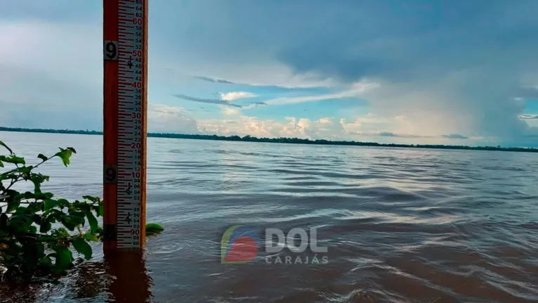 Rio Tocantins subiu cinco centímetros nas últimas 24h
