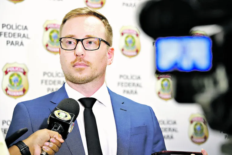 Alain Wuerges Pagel, chefe da Delegacia de Controle de Armas e Produtos Químicos (Deleaq) da PF no Pará.