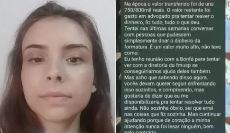 Aluna é suspeita de desviar quase R$ 1 milhão de formatura