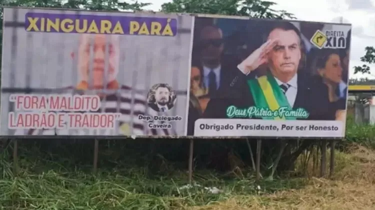 Direita Xinguara é uma organização conhecida por fazer campanhas em prol de Bolsonaro e divulgar ataques a Lula no sul do Pará
