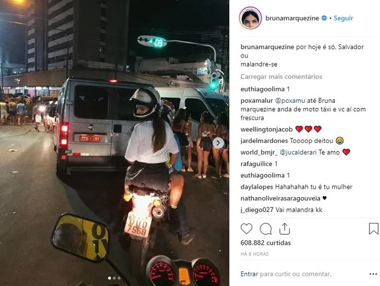 Mototaxista de Marquezine no Carnaval troca moto por BMW