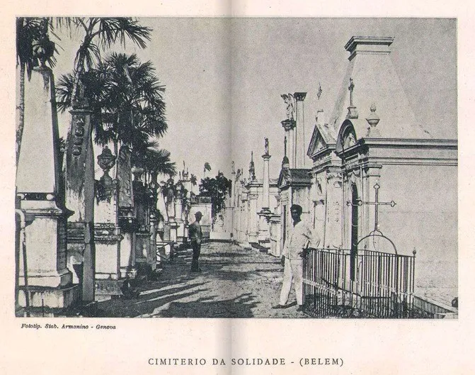 Cemitério da Soledade em 1898.