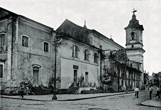 Início da travessa em registro histórico.