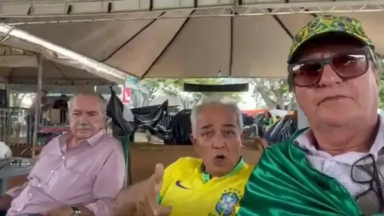 João Franco Bueno, Wellington Francisco Rosa e Lázaro Vieira Neto, respectivamente, são três dos golpistas do sul do Pará a participarem de acampamentos golpistas em Marabá e em Brasília