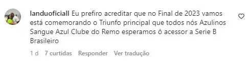 Landu comenta amistosos do Clube do Remo: "final feliz"