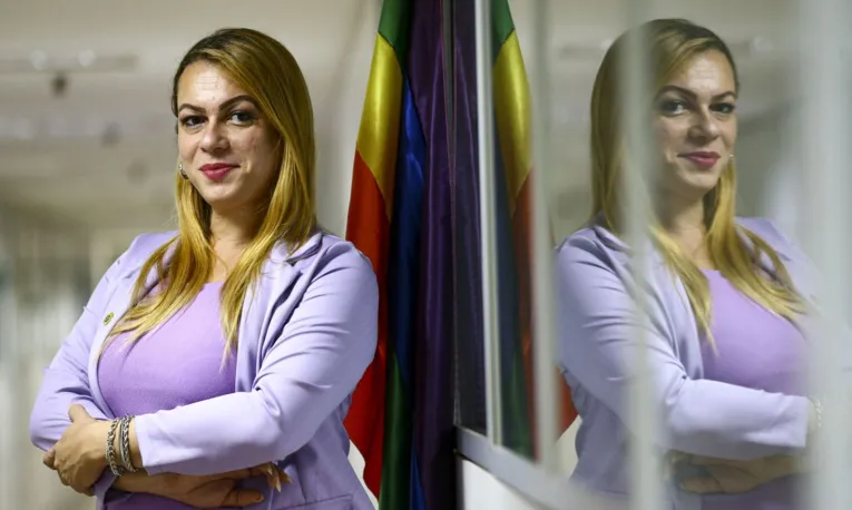 Secretária Nacional LGBTQIA+ do Ministério dos Direitos Humanos, Symmy Larrat