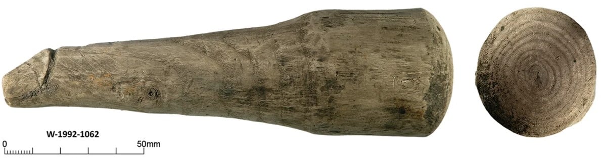 O objeto, de 16 cm, foi encontrado em uma vala no forte Vindolanda, no Reino Unido