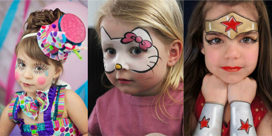 Maquiagem para Crianças: dicas de makes simples e lúdicas para os