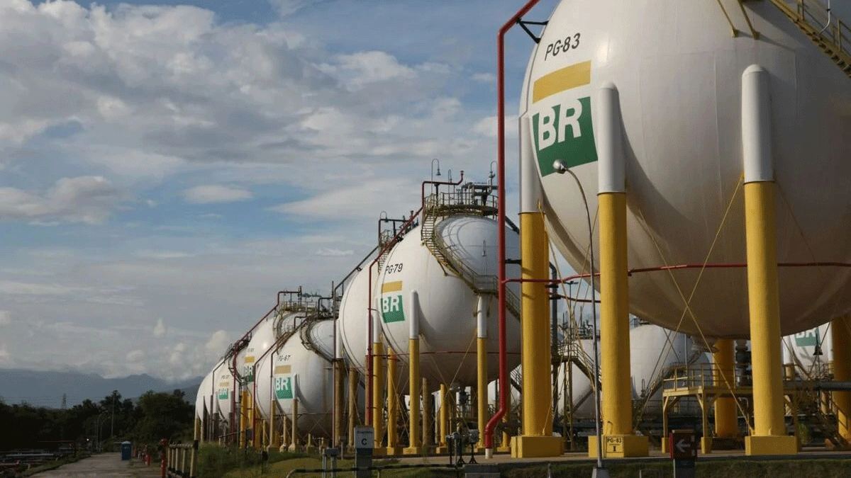 Refinaria da Petrobras em Duque de Caxias, no Rio de Janeiro.